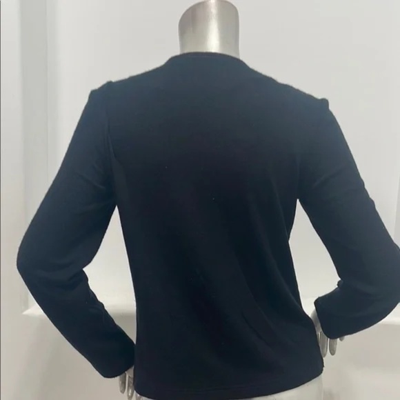 Vintage Galassia Black and Brown Fur, Denim, and Suede Jacket WOW Italy 44 RARE - Picture 13 of 15